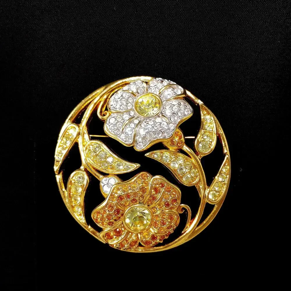 Swarovski Rhinestone Harmony Brooch, 